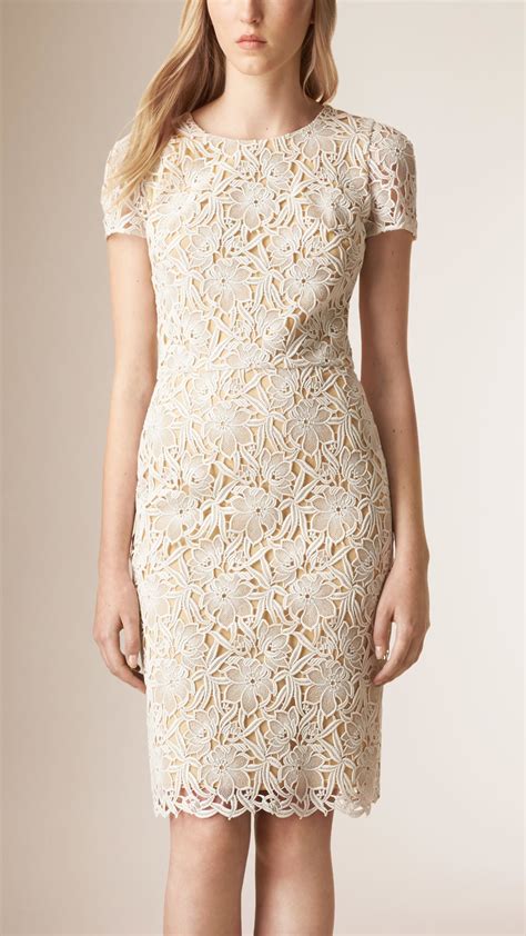 burberry white lace dress|farfetch burberry dresses.